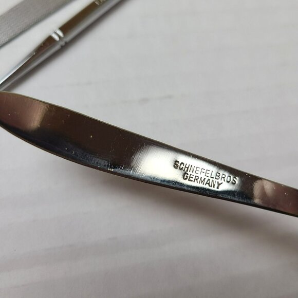 Genuine LaCross Leather Case & Manicure Travel Kit Set Germany - Picture 8 of 14